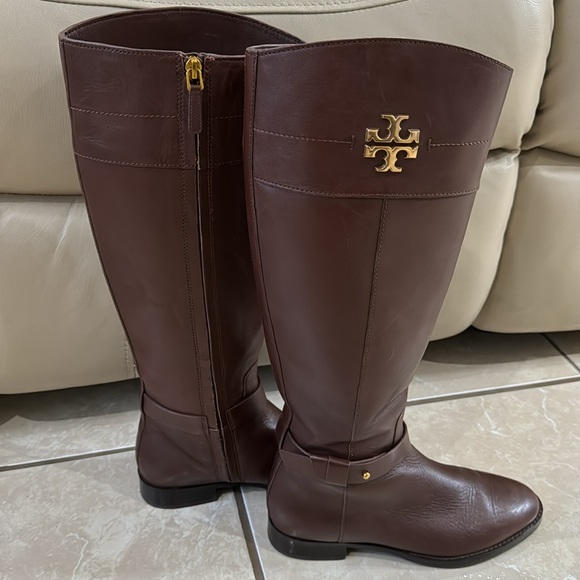 Tory Burch “Everly” Riding Boots Size 7.5 - Picture 3 of 8